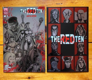 THE RED TEN #1 Metallic Foil Blood-Stained Variant [Limited to 100]