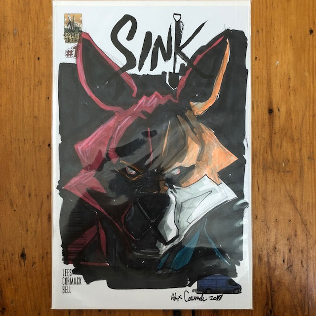 SINK #1 Artist Edition Sketch Cover by Alex Cormack (Full Color