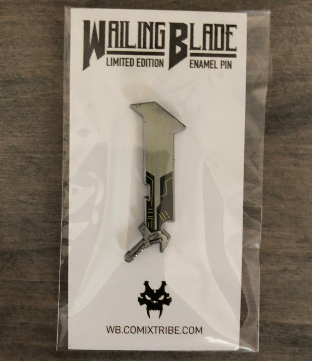 WAILING BLADE Limited Edition Enamel Pin [Only 150 Made]