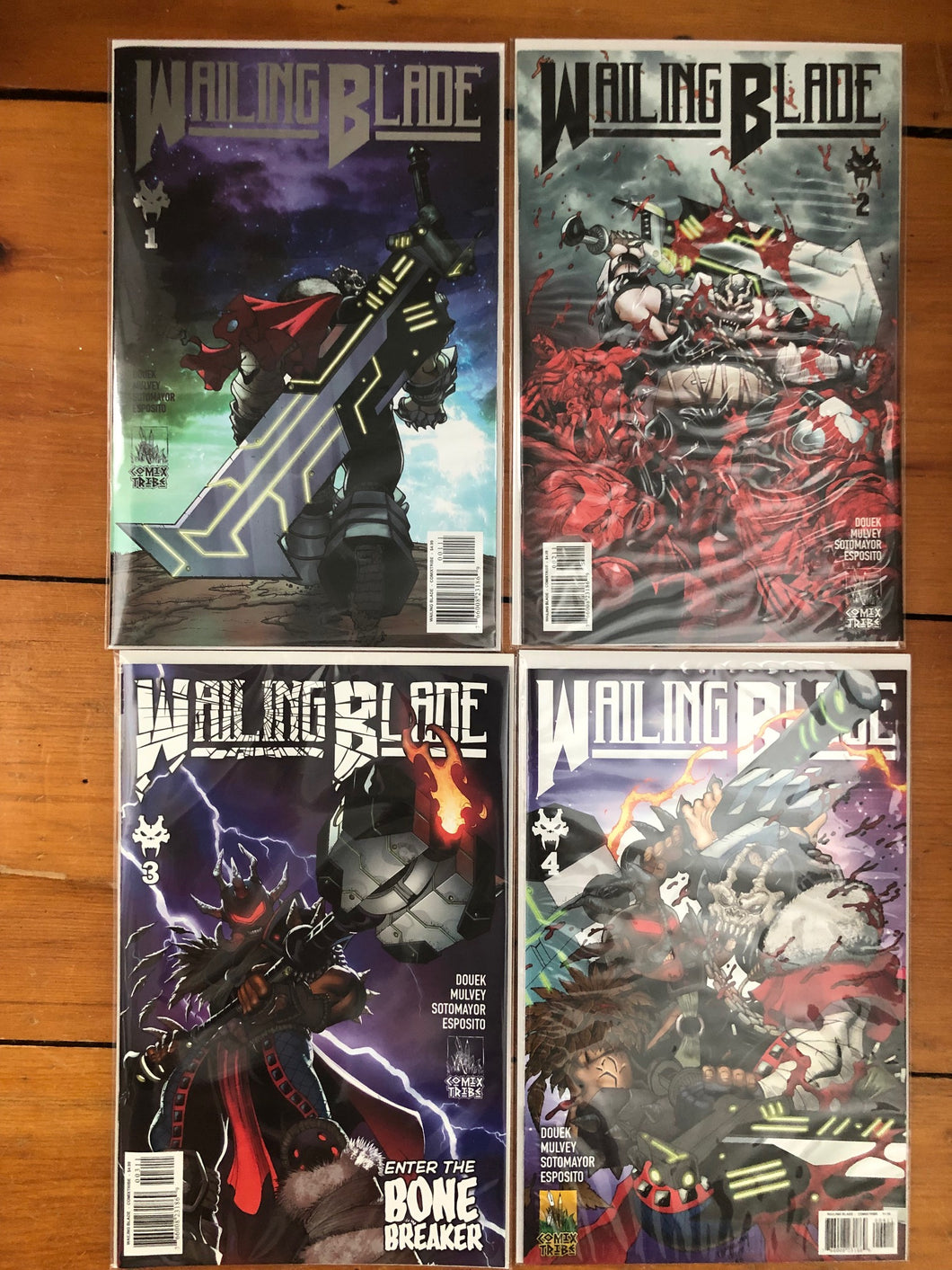 WAILING BLADE #1-4 Single Issue Set ⚔️ Complete 